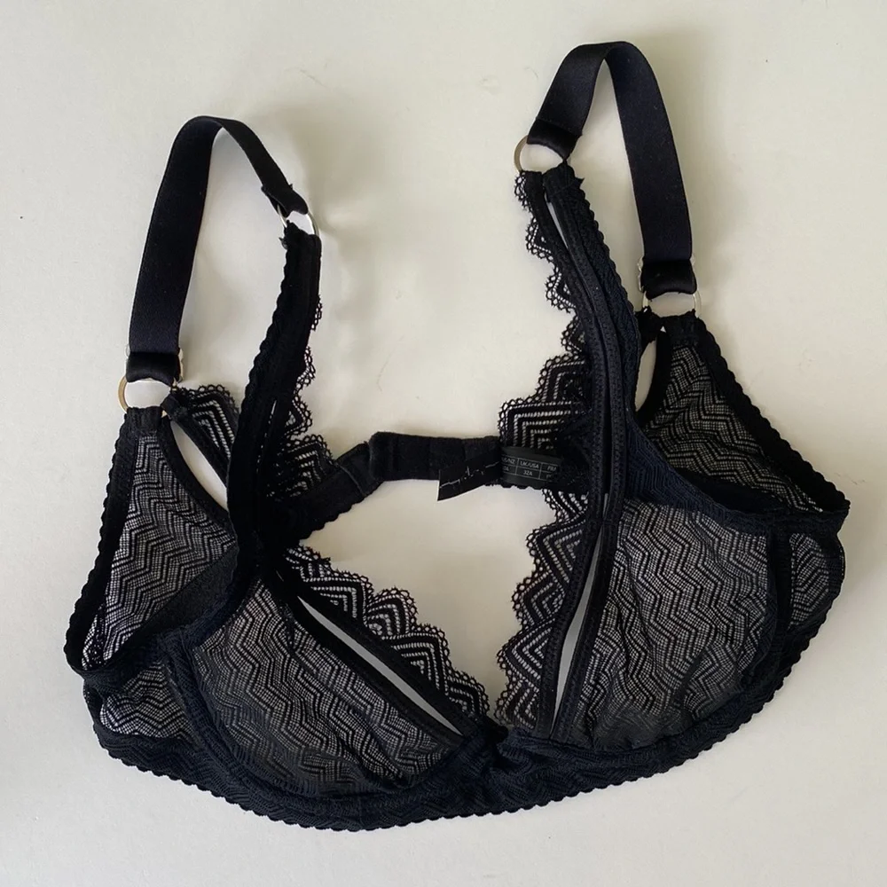 Lonely Lingerie Misha Underwire Lace Bra size 32A - Picture 3 of 11